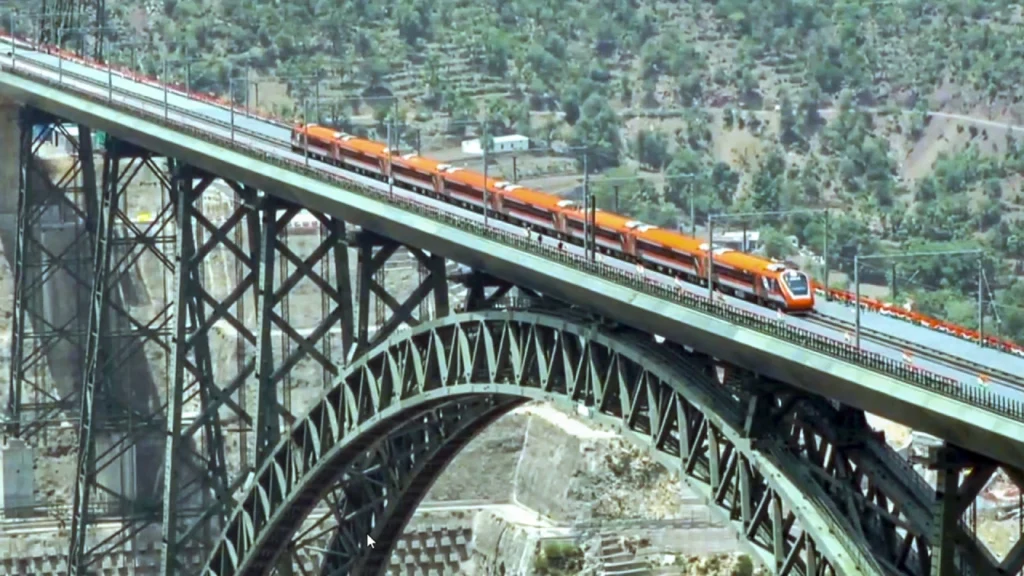 Chenab Bridge construction company