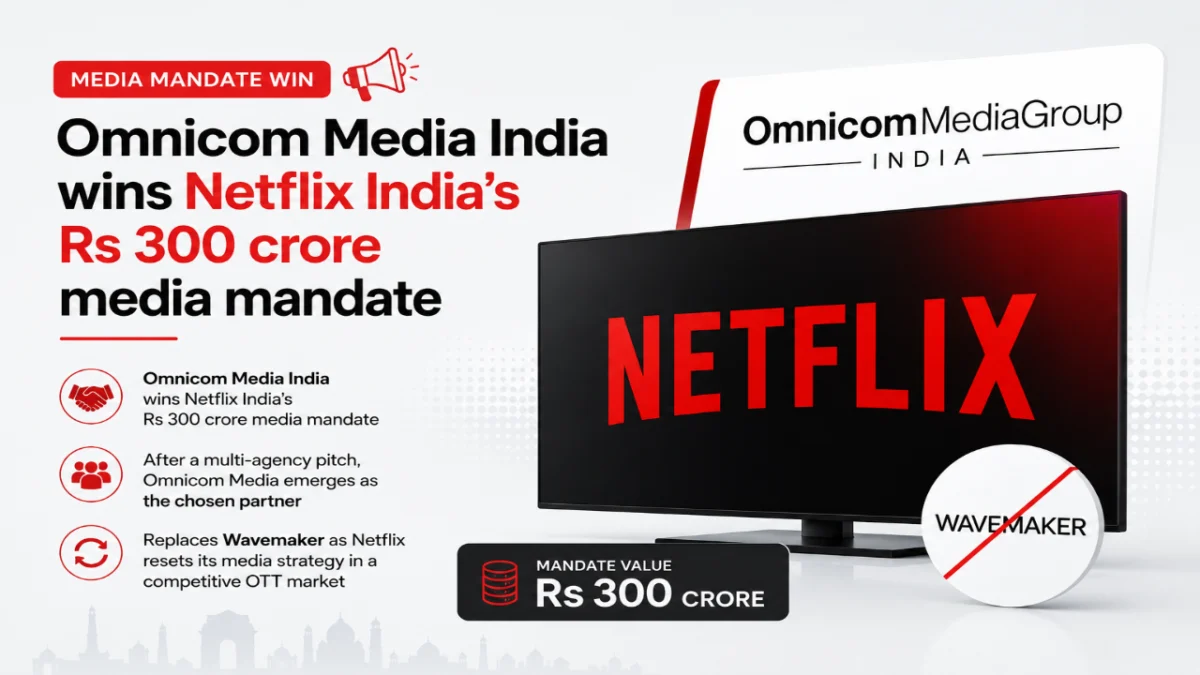 Omnicom Media India has won Netflix